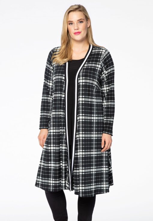 Yoek Cardigan TARA | Zwart | Maat 54/56