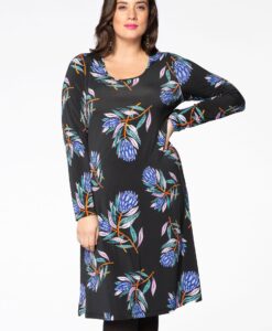 Yoek Jurk VERA | Zwart | Maat 38/40