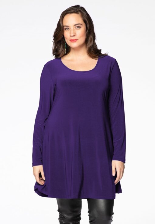 Yoek Tuniek wide bottom | Paars | Maat 38/40