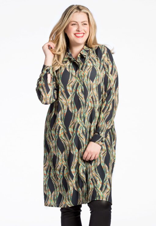Yoek Lange blouse LIANNE | Multi | Maat 42/44