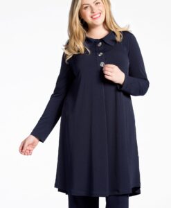 Yoek Jurk met stenen | Blauw | Maat 38/40