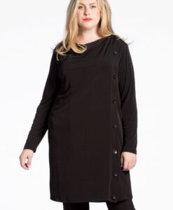 Yoek Asymmetrisch vest | Zwart | Maat 50/52