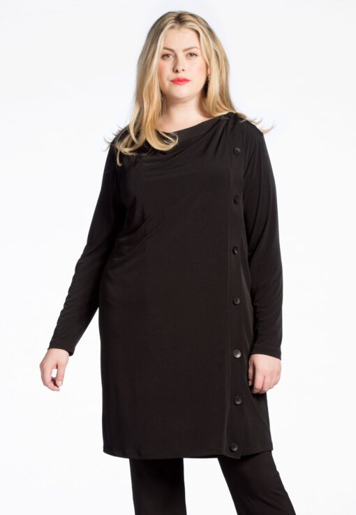 Yoek Asymmetrisch vest | Zwart | Maat 50/52