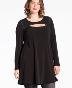 Yoek Tuniek wide bottoms | Zwart | Maat 58/60