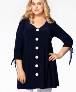 Yoek Vest wide bottom | Blauw | Maat 38/40