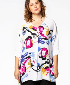 Yoek Tuniek met knopen CORDOBA | Wit | Maat 38/40
