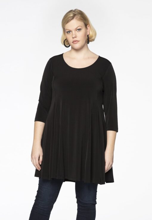 Yoek Tuniek met naden | Zwart | Maat 38/40