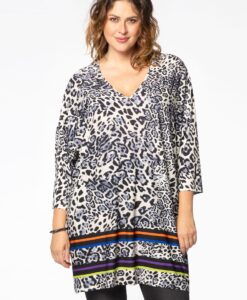 Yoek Wijde tuniek RAINBOW | Multi | Maat 46/48