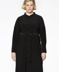 Yoek Blouse-jurk | Zwart | Maat 38/40