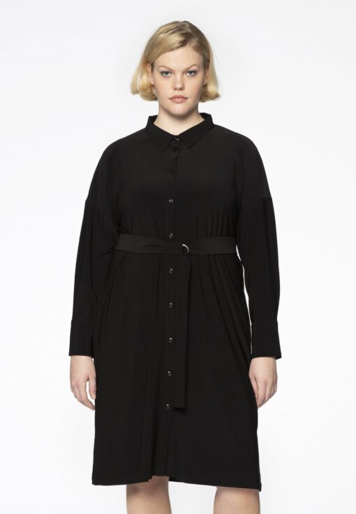 Yoek Blouse-jurk | Zwart | Maat 38/40