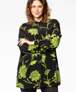 Yoek Blouse TOLEDO | Zwart | Maat 42/44