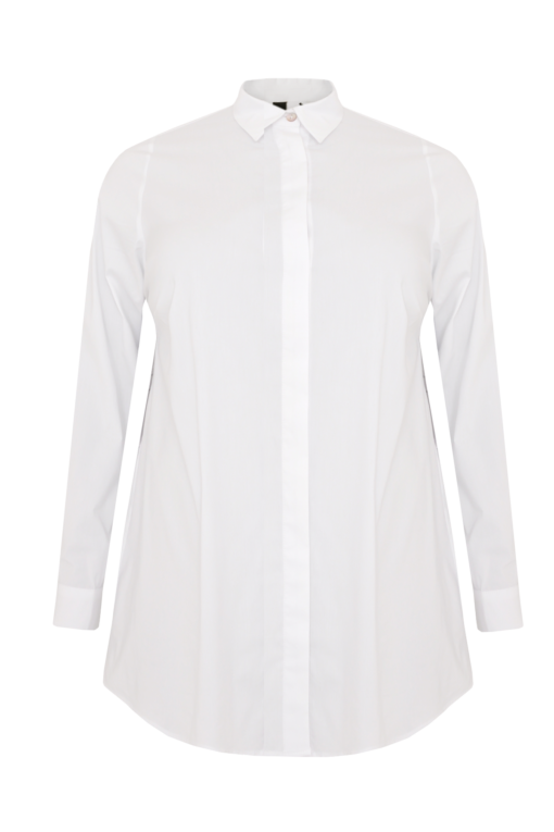 Yoek Blouse STRETCH | Wit | Maat 50/52