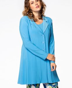 Yoek Blazer A-lijn | Blauw | Maat 54/56