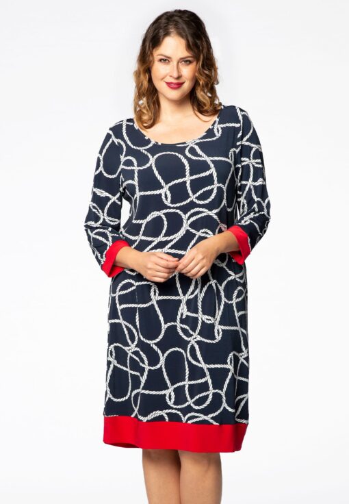 Yoek Jurk SAILOR | Blauw | Maat 38/40