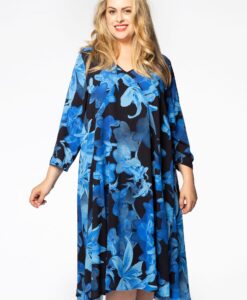 Yoek Jurk ORCHIDEE | Blauw | Maat 58/60