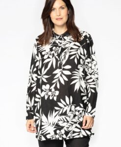 Yoek Shirt VALENCIA | Zwart | Maat 38/40