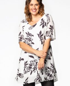 Yoek Tuniek wide bottom GAUDI | Zwart | Maat 38/40