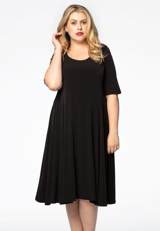 Yoek Jurk princess | Zwart | Maat 42/44