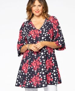 Yoek Tuniek FLORI DOT | Blauw | Maat 54/56