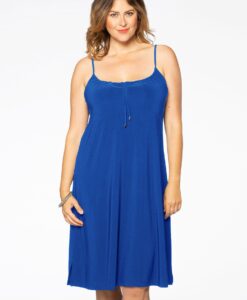 Yoek Jurk spaghetti | Licht Blauw | Maat 42/44