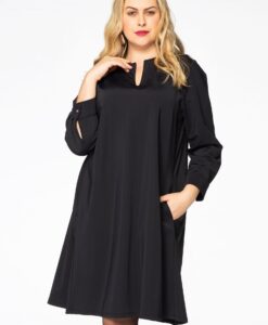 Yoek Jurk met rits COCO | Zwart | Maat 42/44