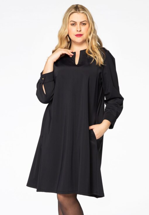Yoek Jurk met rits COCO | Zwart | Maat 42/44