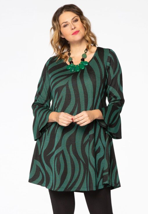 Yoek Tuniek wide bottom | Groen | Maat 38/40