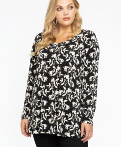 Yoek Tuniek flare WILLOW | Zwart | Maat 58/60