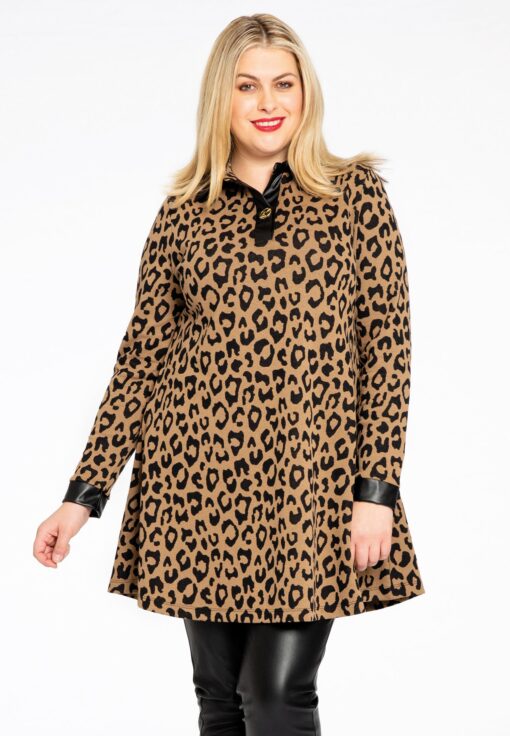 Yoek Tuniek jacquard | Bruin | Maat 58/60