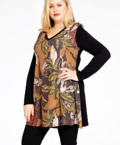Yoek Tuniek wide bottom | Zwart | Maat 54/56