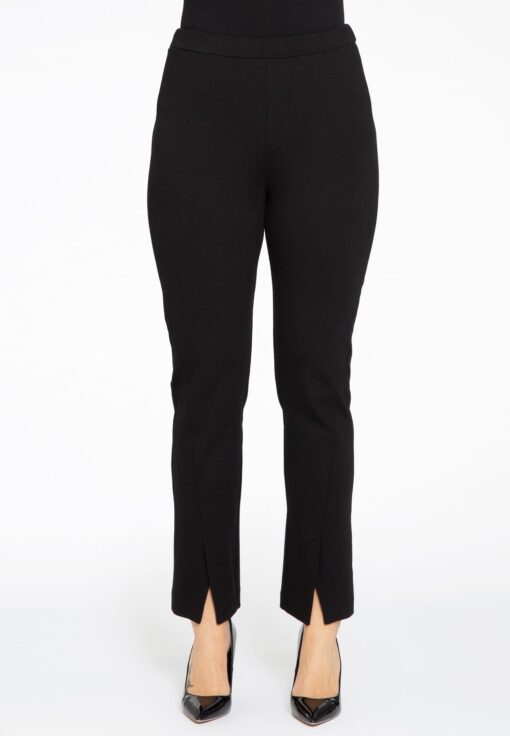 Yoek Broek met split FLEX | Zwart | Maat 42/44