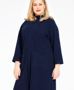 Yoek Kimono-vest | Blauw | Maat 50/52