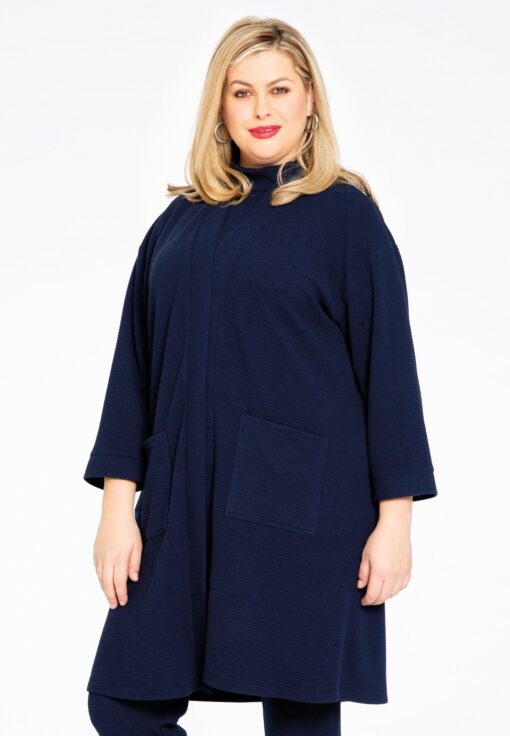 Yoek Kimono-vest | Blauw | Maat 50/52