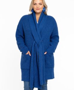Yoek Vest met shawlkraag | Indigo | Maat 38/40