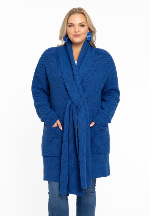Yoek Vest met shawlkraag | Indigo | Maat 38/40