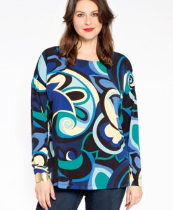Yoek Shirt wijd FUNK | Zwart | Maat 46/48