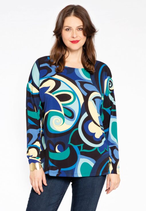 Yoek Shirt wijd FUNK | Zwart | Maat 46/48