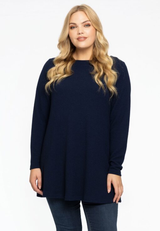 Yoek Tuniek flare boothals | Blauw | Maat 38/40