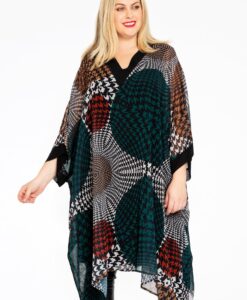 Yoek Kaftan-jurk ESCHER | Multi | Maat 42/44