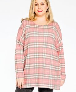 Yoek Pullover KYLA | Roze | Maat 50/52