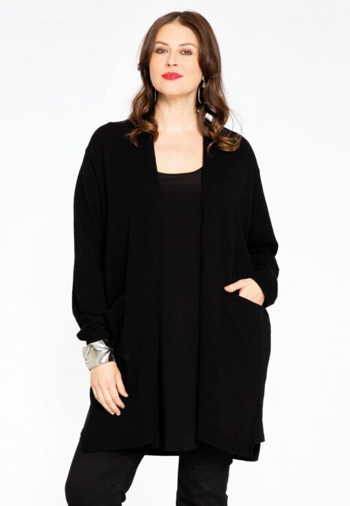 Yoek Vest met zakken | Zwart | Maat 38/40