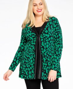 Yoek Shirt A-lijn BELLA | Zwart | Maat 42/44