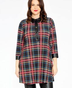 Yoek Tuniek wide bottom GLASGOW | Zwart | Maat 42/44