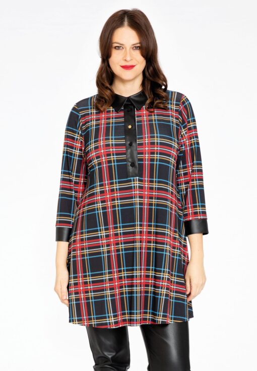 Yoek Tuniek wide bottom GLASGOW | Zwart | Maat 42/44