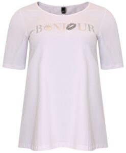 Yoek Tuniek flare BONJOUR organic | Wit | Maat 50/52