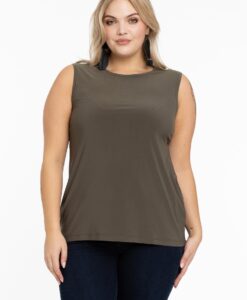 Yoek Singlet fitted | Licht Groen | Maat 38/40