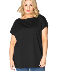 Yoek T-shirt kapmouwen | Zwart | Maat 58/60