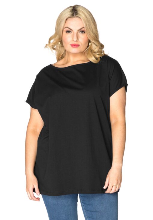 Yoek T-shirt kapmouwen | Zwart | Maat 58/60