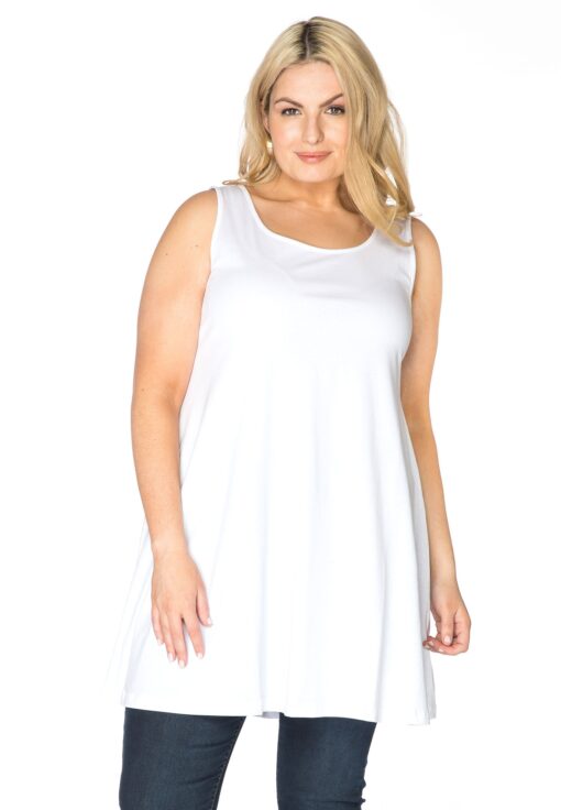 Yoek Top wide bottom | Wit | Maat 54/56