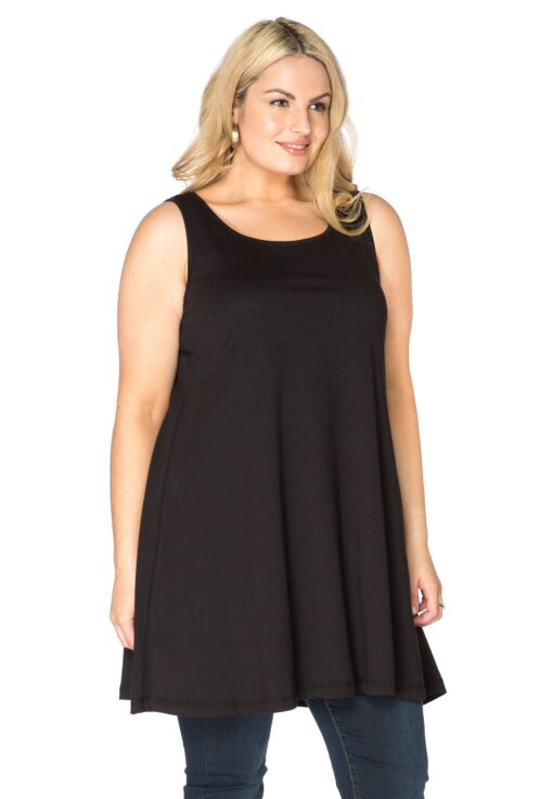 Yoek Top wide bottom | Zwart | Maat 46/48